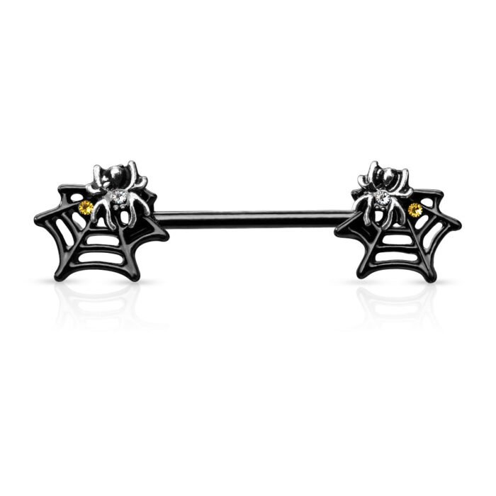 thumbnail image 2 of OUFER Non-Piercing Nipple Jewelry - Adjustable Fake Nipple Rings With CZ Stones, Stainless Steel 2 of 14