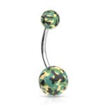 Camo Belly Button Ring