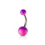 Ombre Two Tone Purple Belly Ring