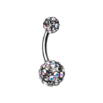 Black Sprinkles Belly Ring