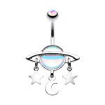 Orbiting Belly Ring