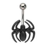 14GA Spiderman Superhero Surgical Steel Belly Button Ring