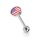 USA Tongue Ring