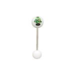 Christmas Tree Tongue Ring