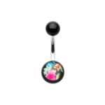 Acrylic Tropical Belly Ring